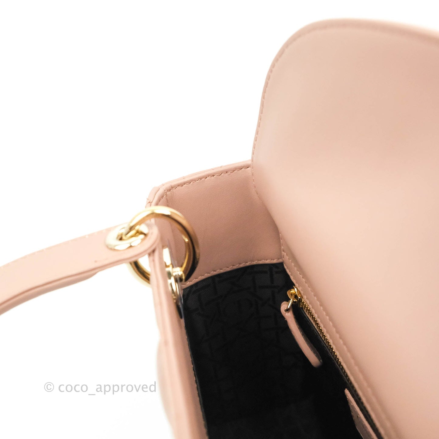Christian Dior My ABCDior Lady Dior Fard Blush Lambskin Gold Hardware