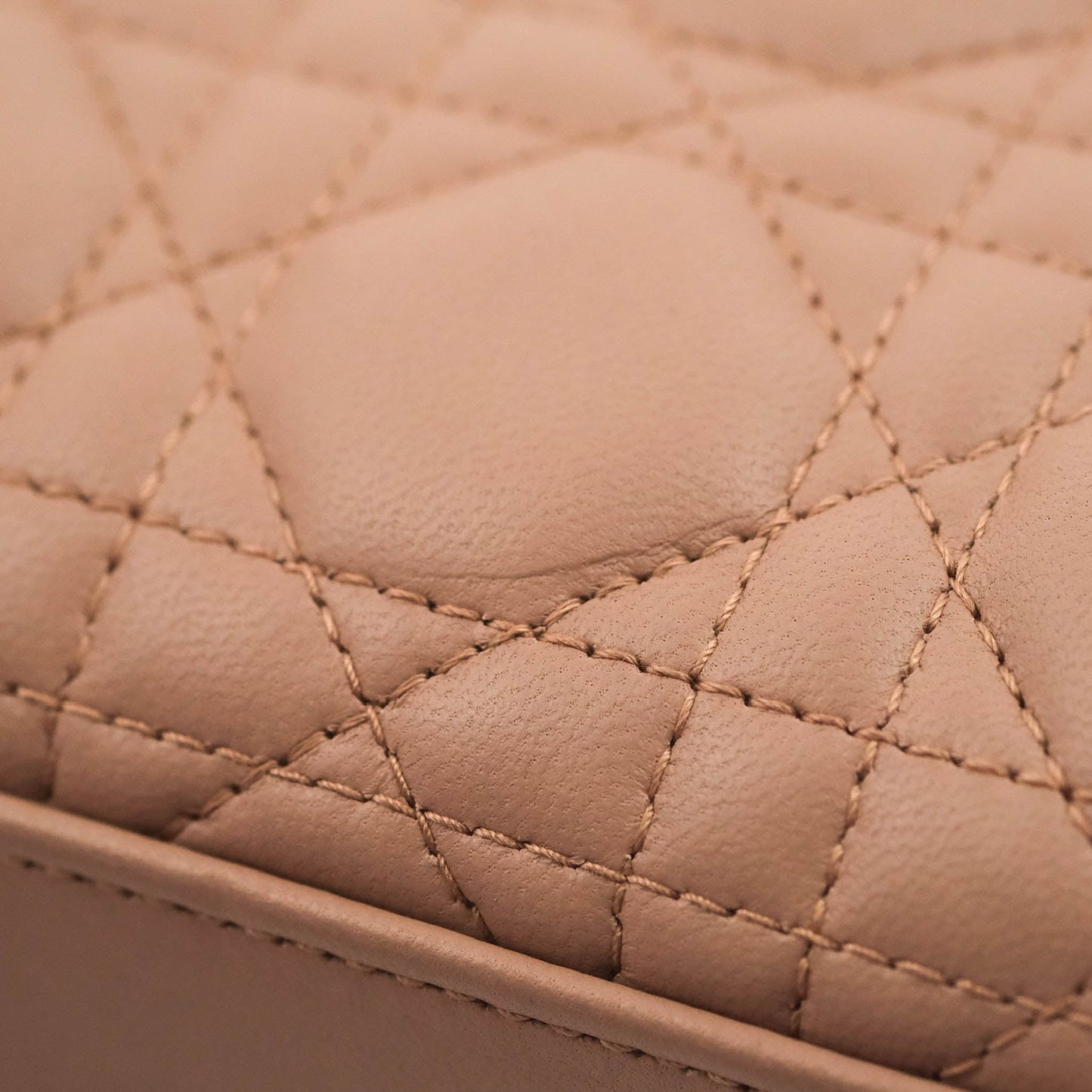 Christian Dior Lambskin My ABCDior Lady Dior Fard Gold Hardware