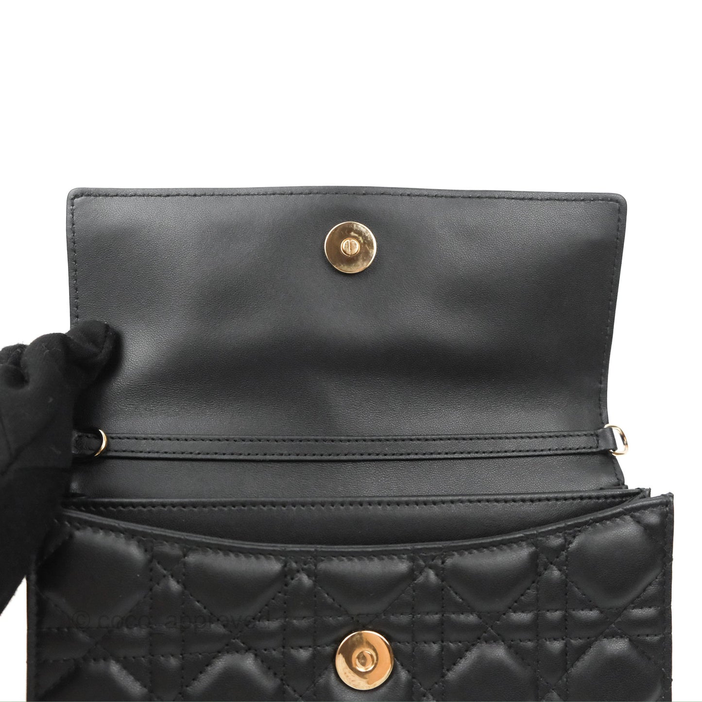 Dior Miss Dior Mini Bag Black Cannage Lambskin