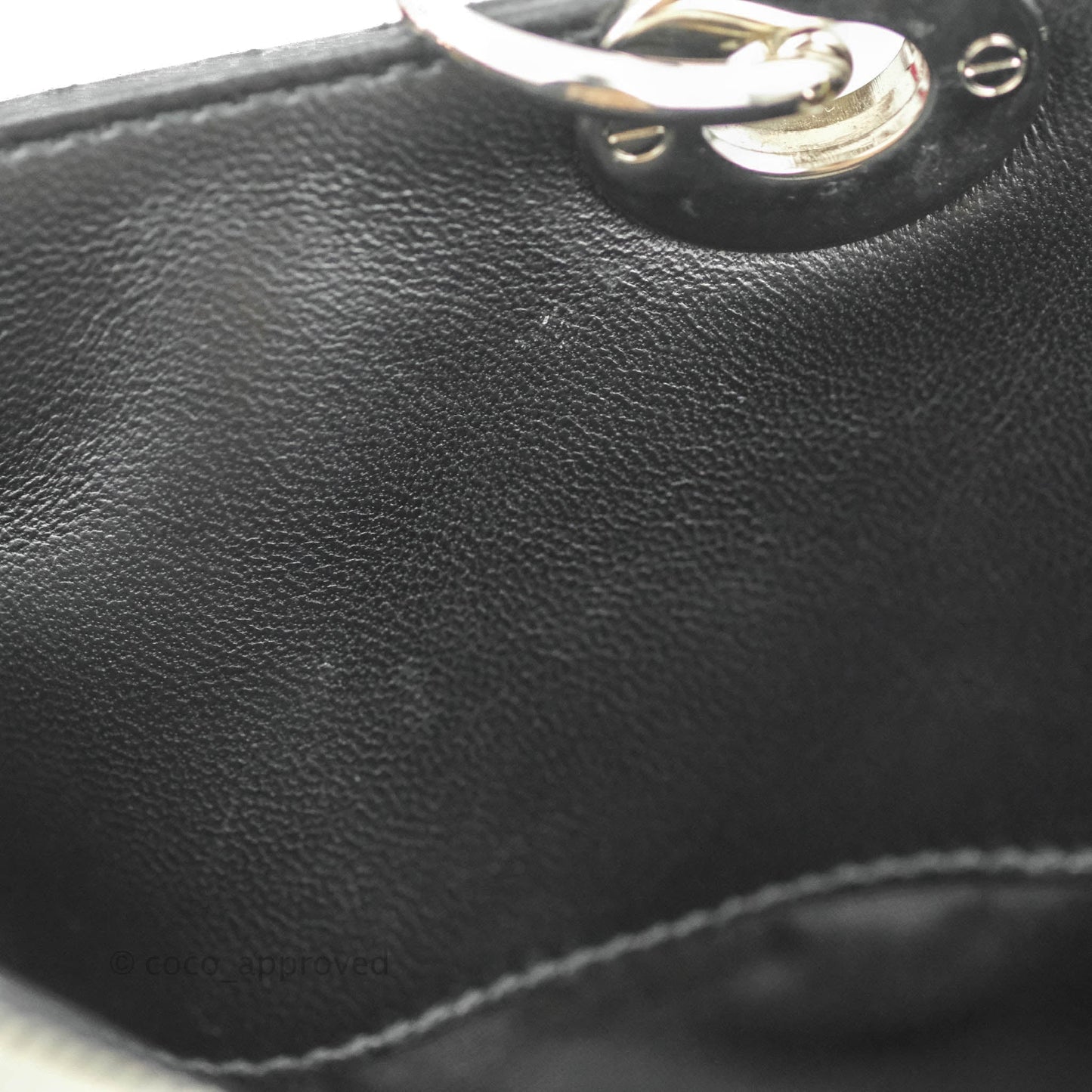 Christian Dior Lambskin Cannage Large Soft Shopping Tote Black