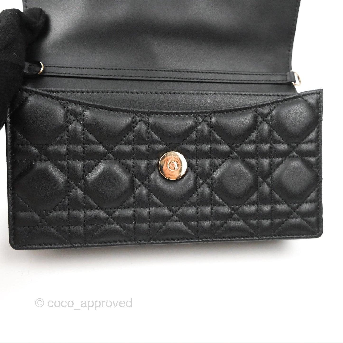 Dior Miss Dior Mini Bag Black Cannage Lambskin