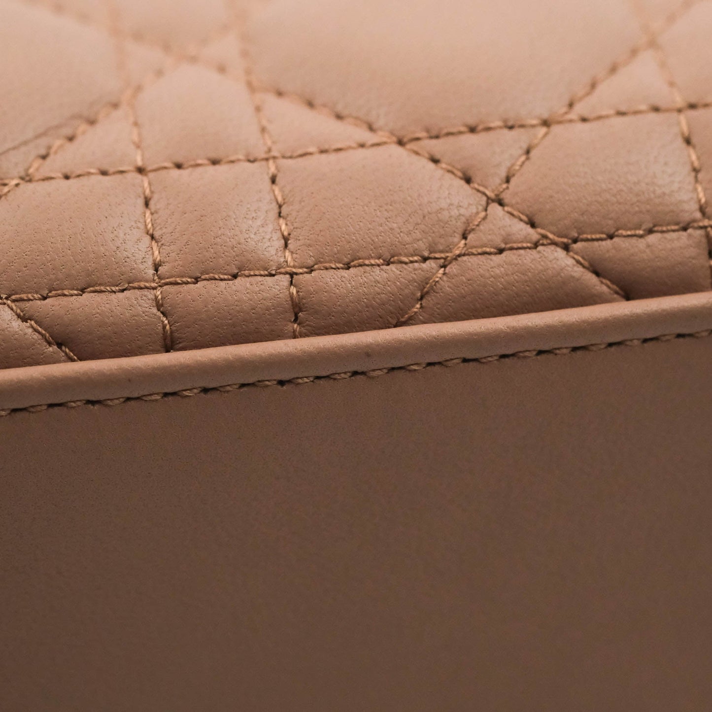 Christian Dior Lambskin My ABCDior Lady Dior Fard Gold Hardware
