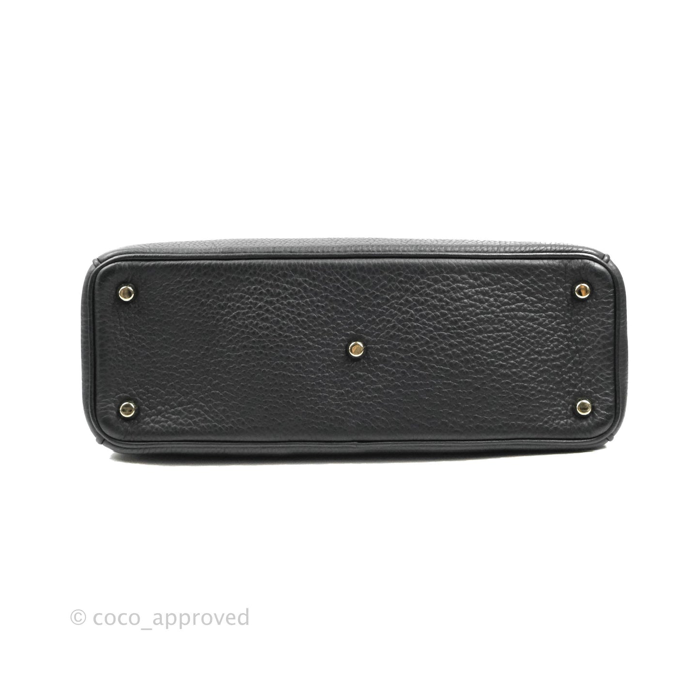 Christian Dior Medium Diorissimo Bag Black Fuchsia Grained Calfskin Gold Hardware