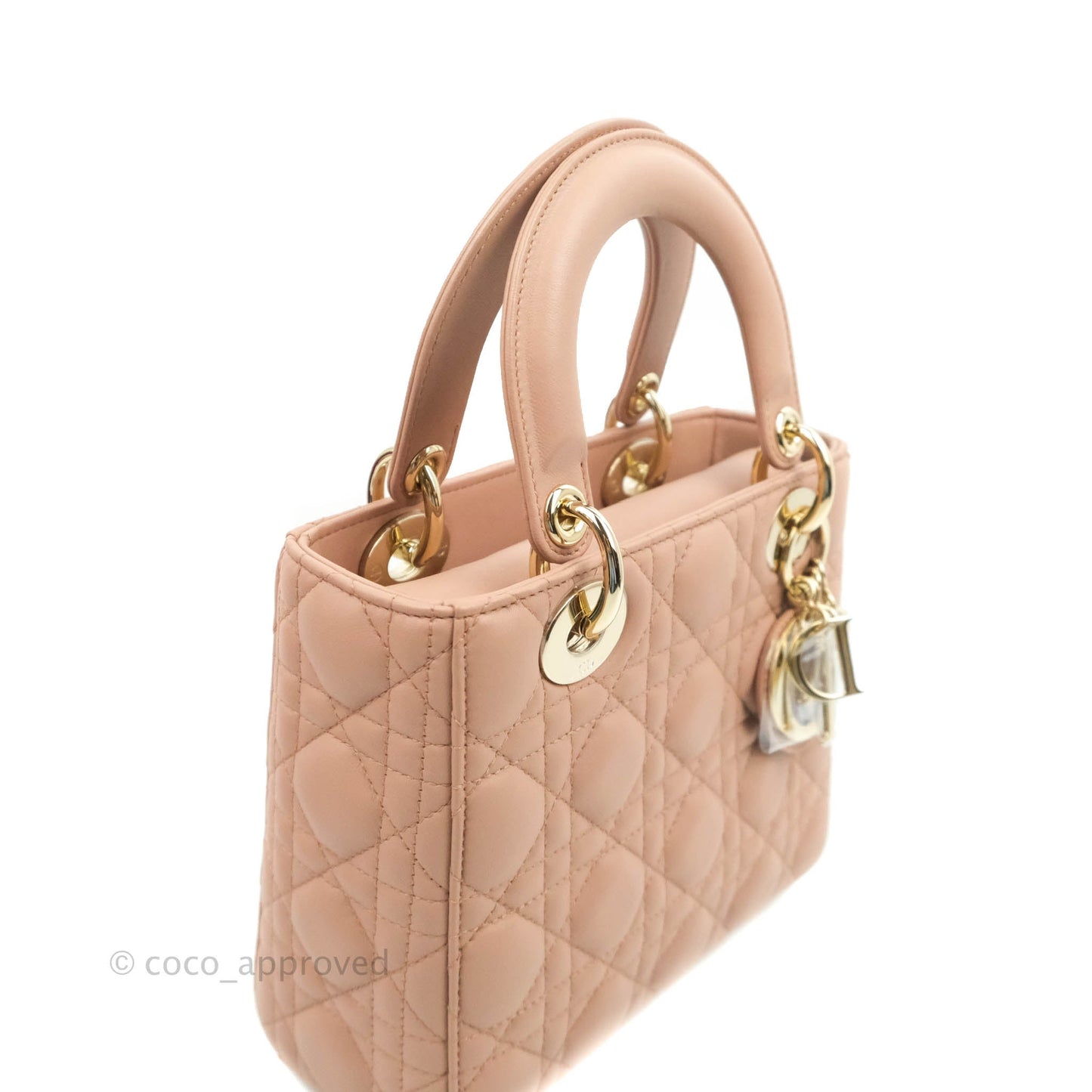 Christian Dior My ABCDior Lady Dior Fard Blush Lambskin Gold Hardware