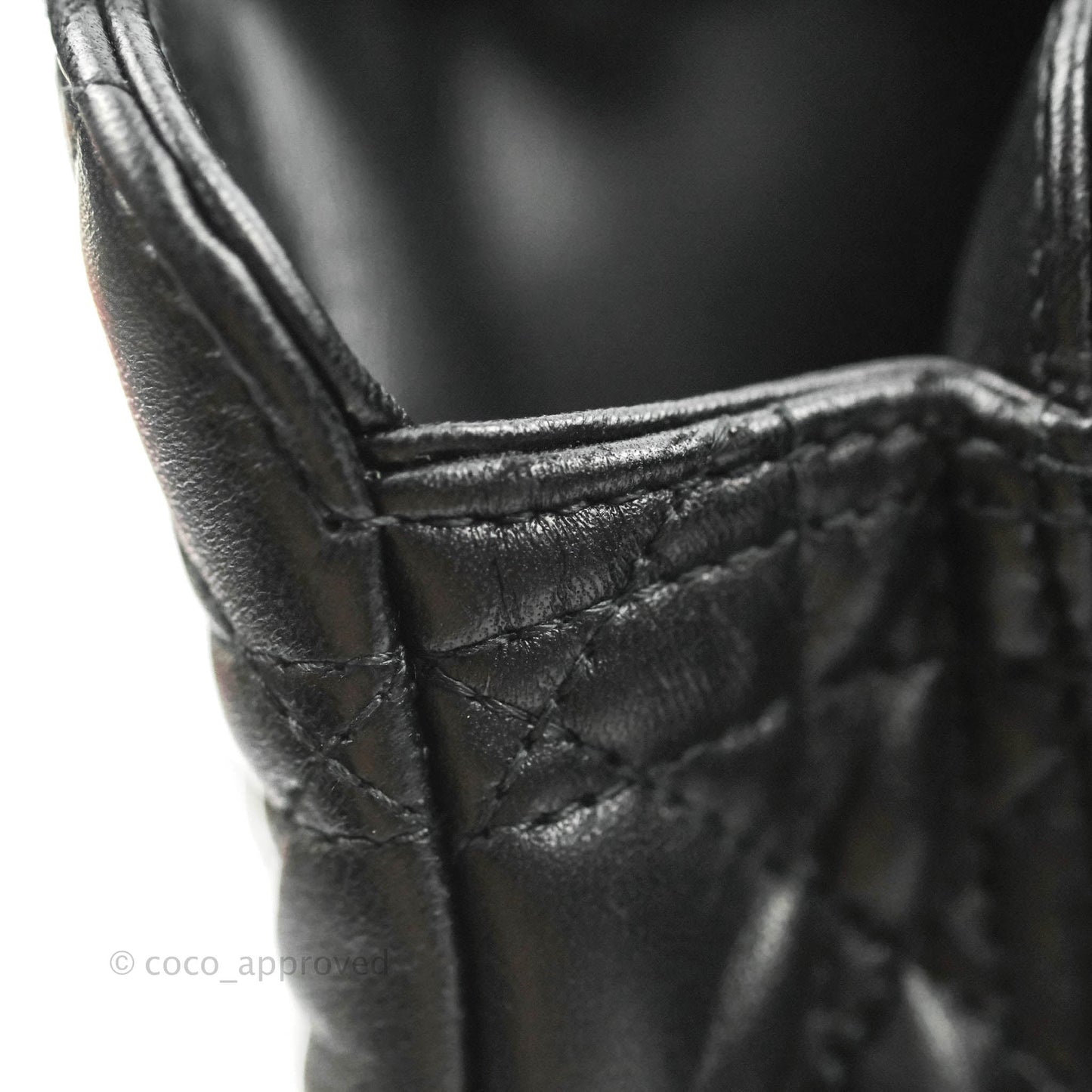 Christian Dior Lambskin Cannage Large Soft Shopping Tote Black