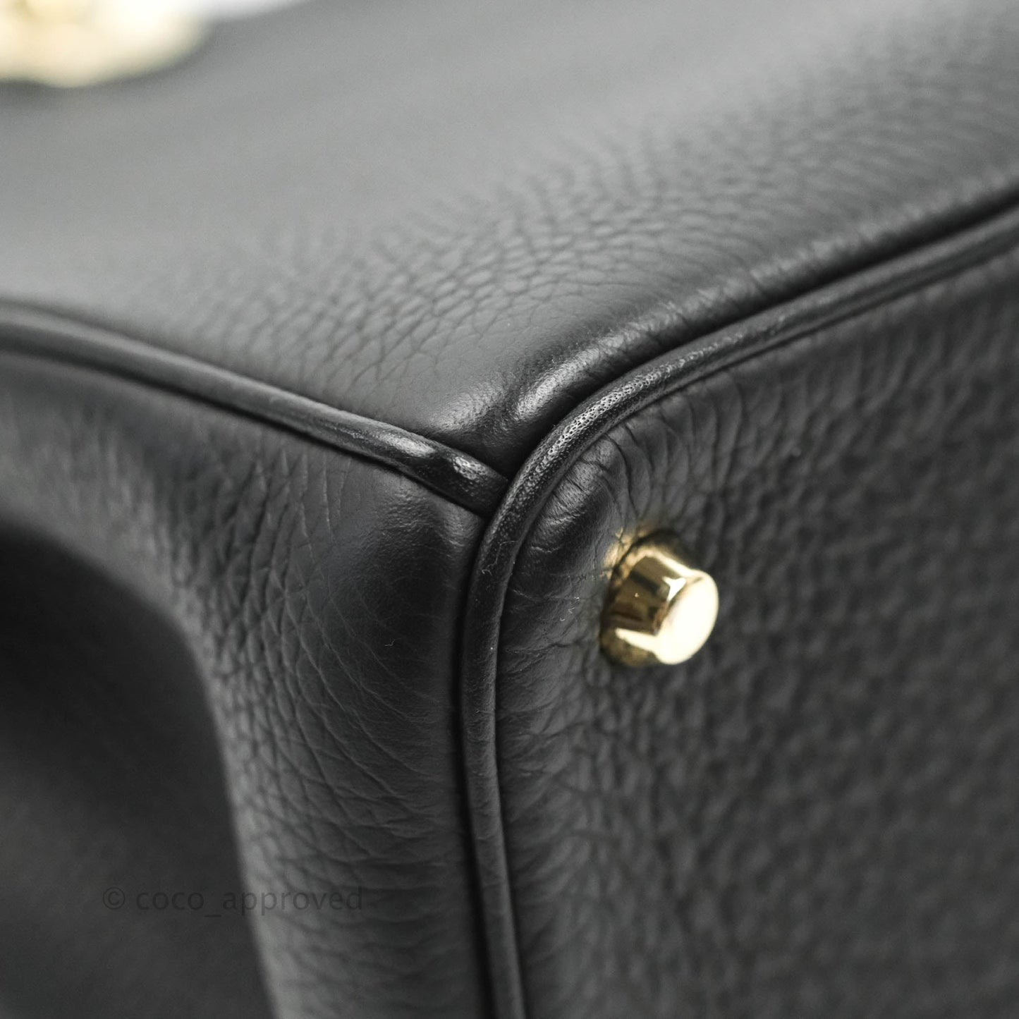 Christian Dior Medium Diorissimo Bag Black Fuchsia Grained Calfskin Gold Hardware