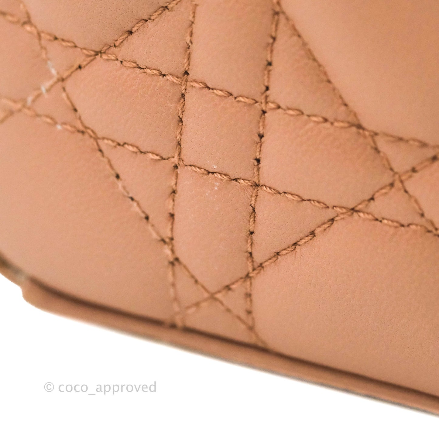 Christian Dior Medium Lady Dior Fard Blush Lambskin Gold Hardware