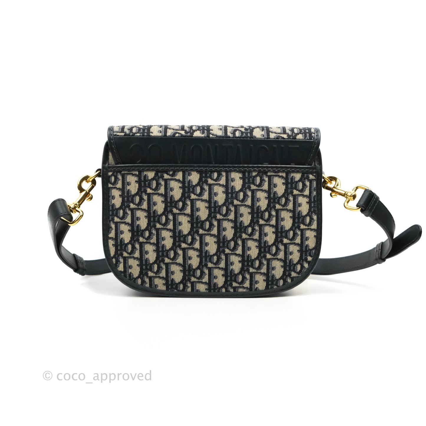 Dior Medium Bobby Bag Blue Oblique Jacquard Canvas