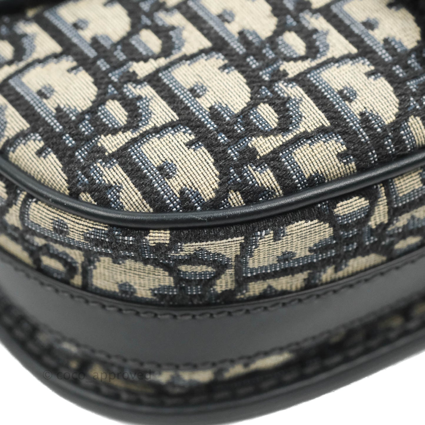Dior Medium Bobby Bag Blue Oblique Jacquard Canvas
