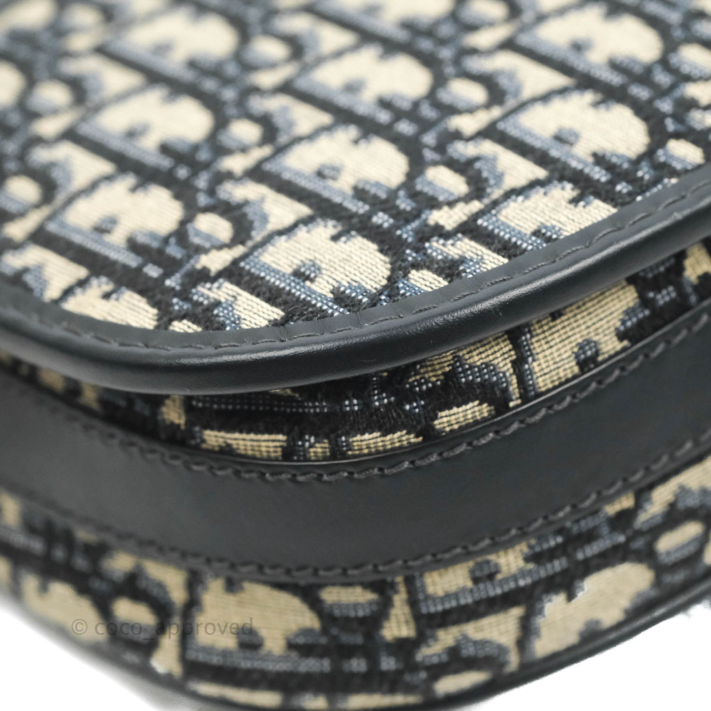 Dior Medium Bobby Bag Blue Oblique Jacquard Canvas