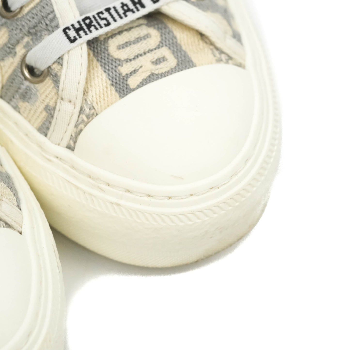Christian Dior Walk'n' Dior Gray Dior Oblique Sneaker Size 36