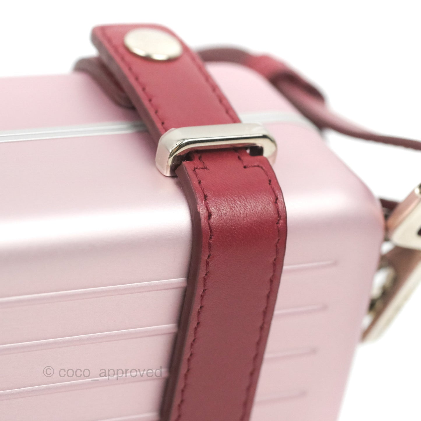 Dior x Rimowa Aluminum Personal Clutch Rose