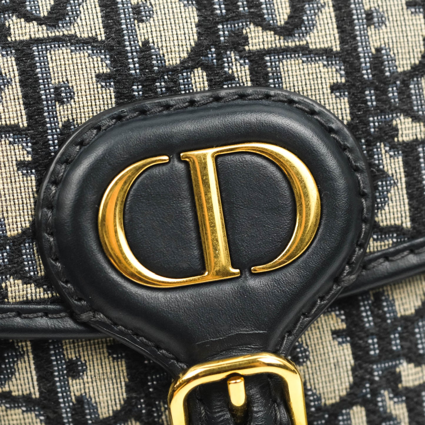 Dior Medium Bobby Bag Blue Oblique Jacquard Canvas