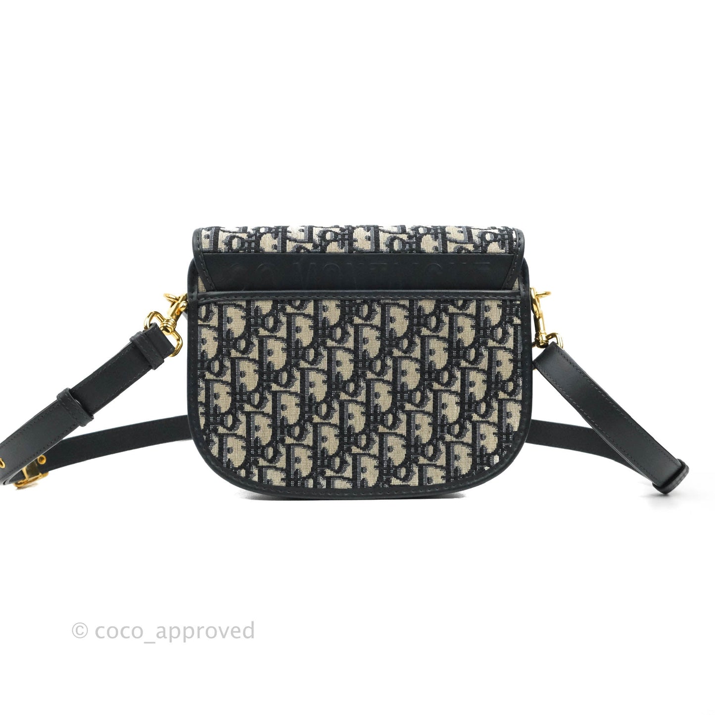 Dior Medium Bobby Bag Blue Oblique Jacquard Canvas