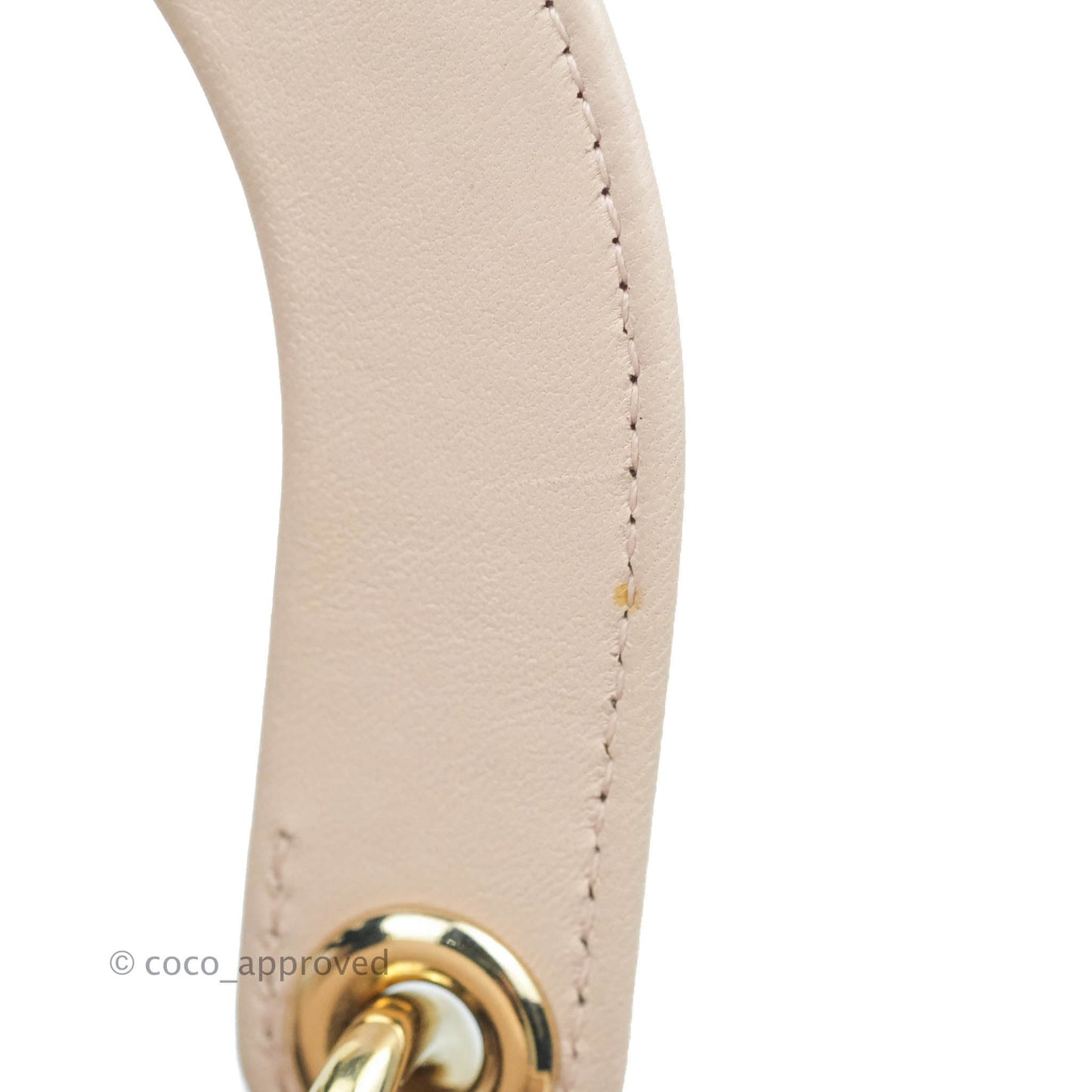 Christian Dior Lambskin My ABCDior Lady Dior Pale Pink Gold Hardware