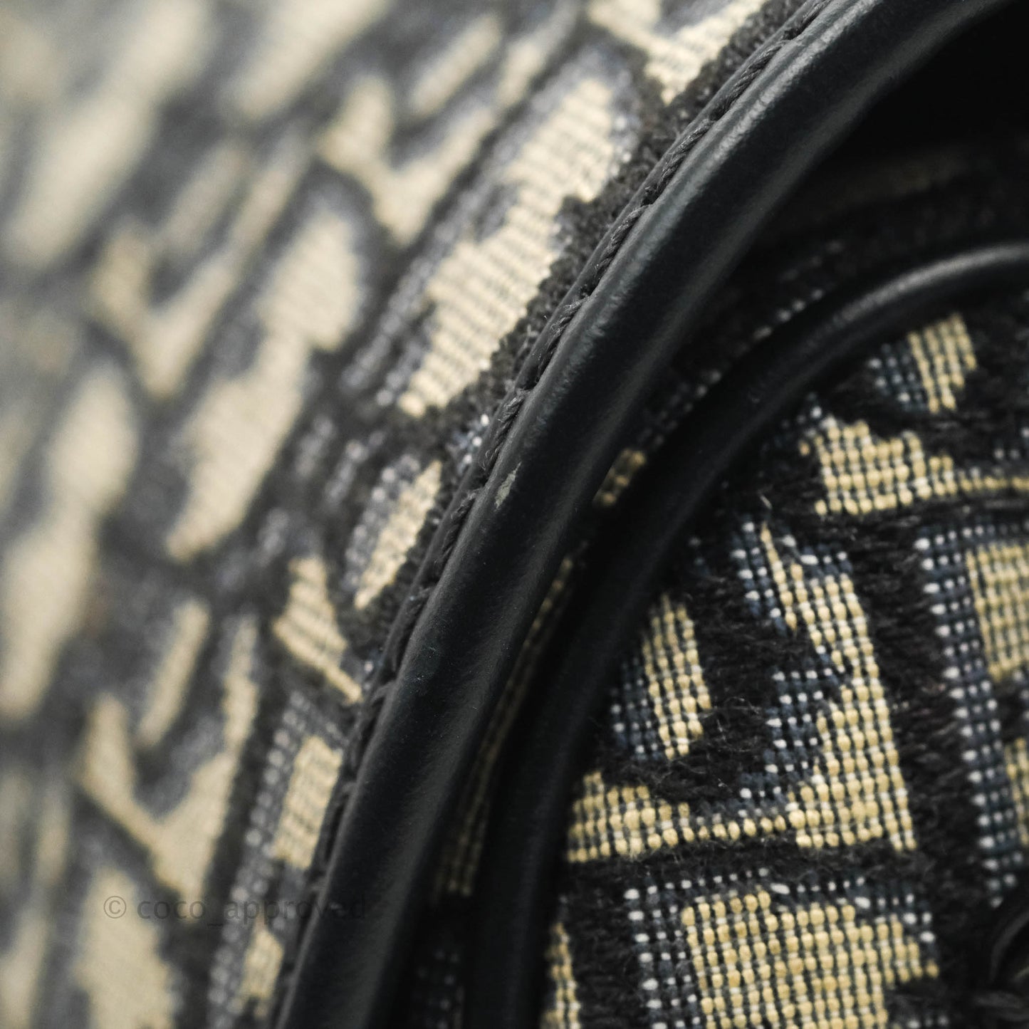 Dior Medium Bobby Bag Blue Oblique Jacquard Canvas