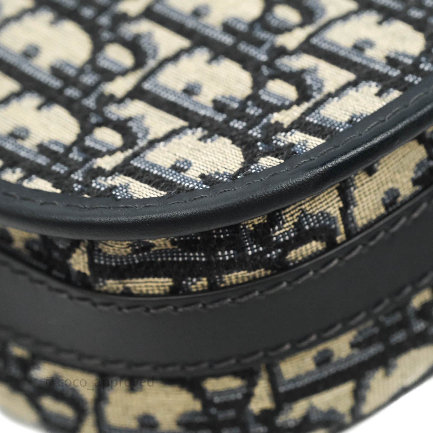 Dior Medium Bobby Bag Blue Oblique Jacquard Canvas