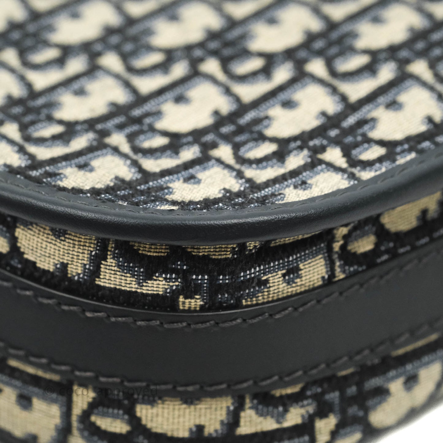 Dior Medium Bobby Bag Blue Oblique Jacquard Canvas