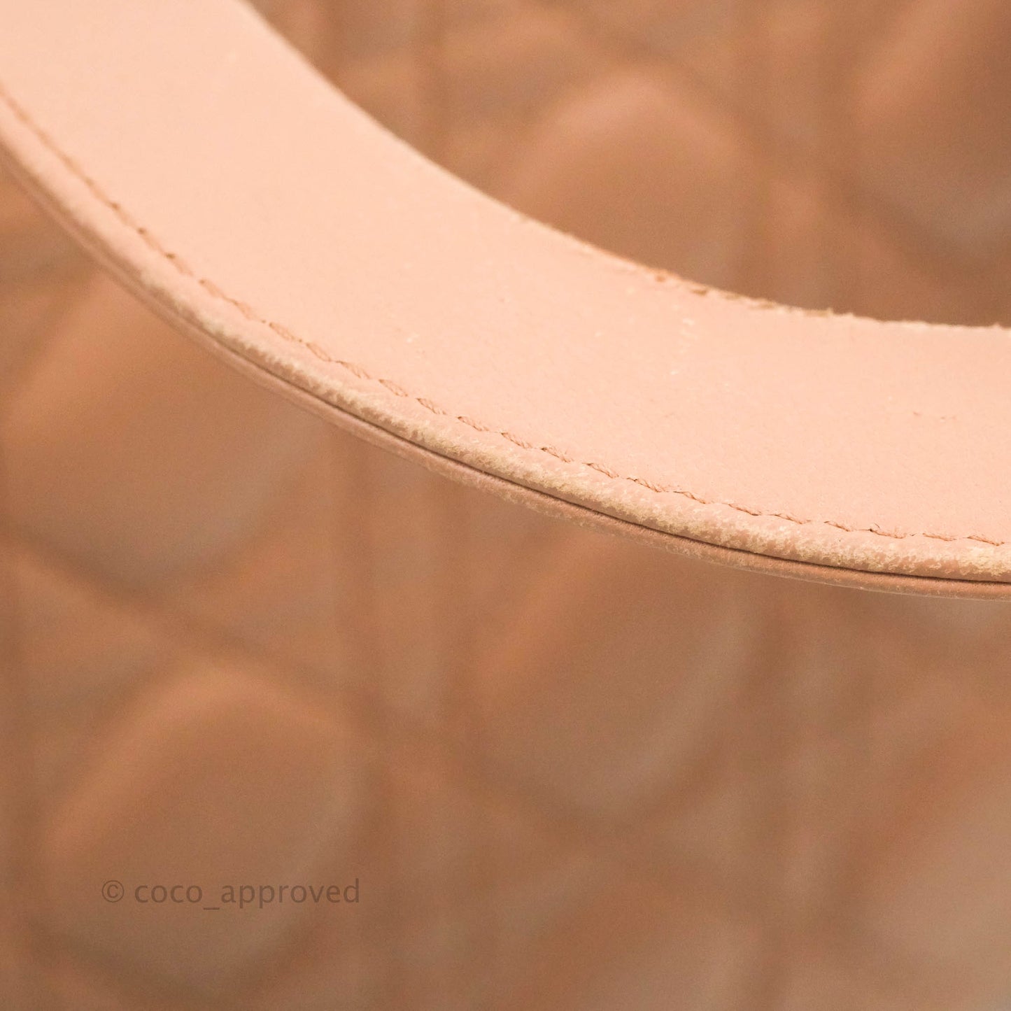 Christian Dior Medium Lady Dior Fard Blush Lambskin Gold Hardware