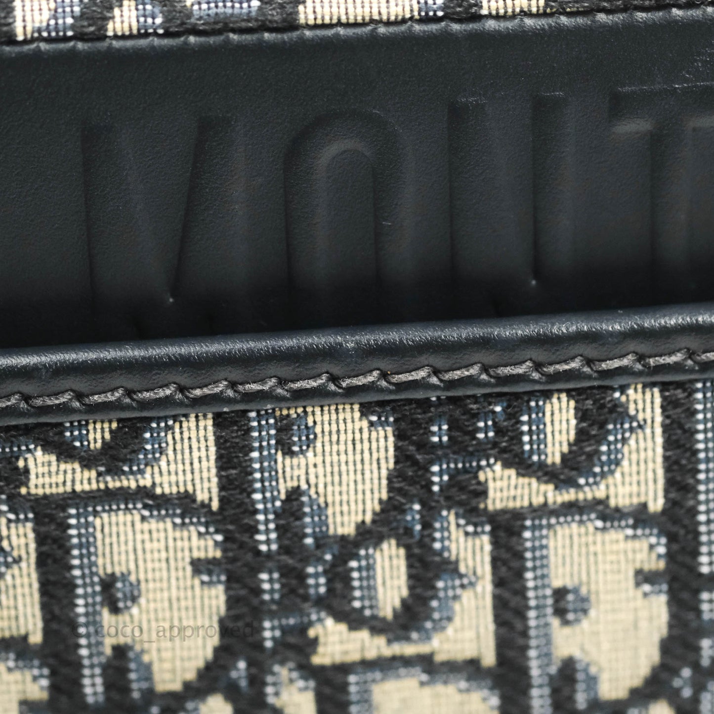 Dior Medium Bobby Bag Blue Oblique Jacquard Canvas