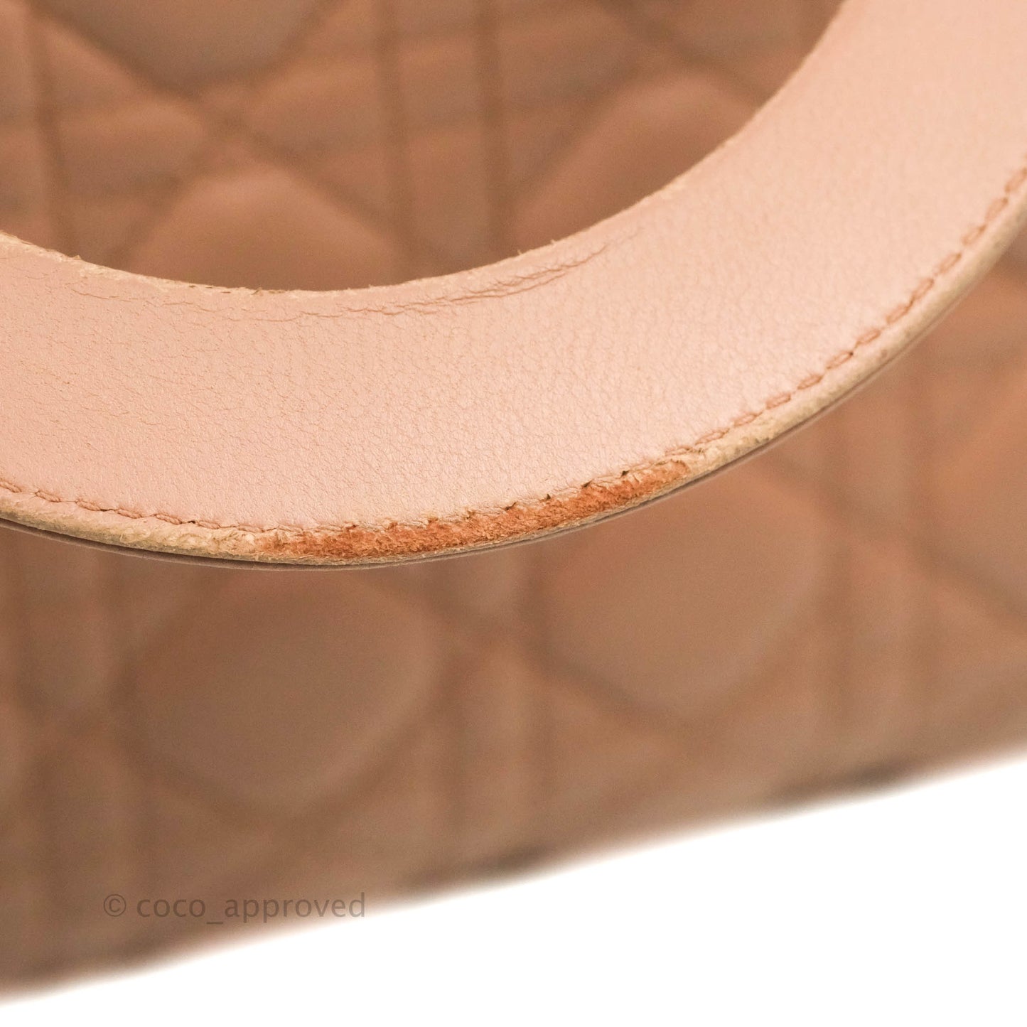 Christian Dior Medium Lady Dior Fard Blush Lambskin Gold Hardware