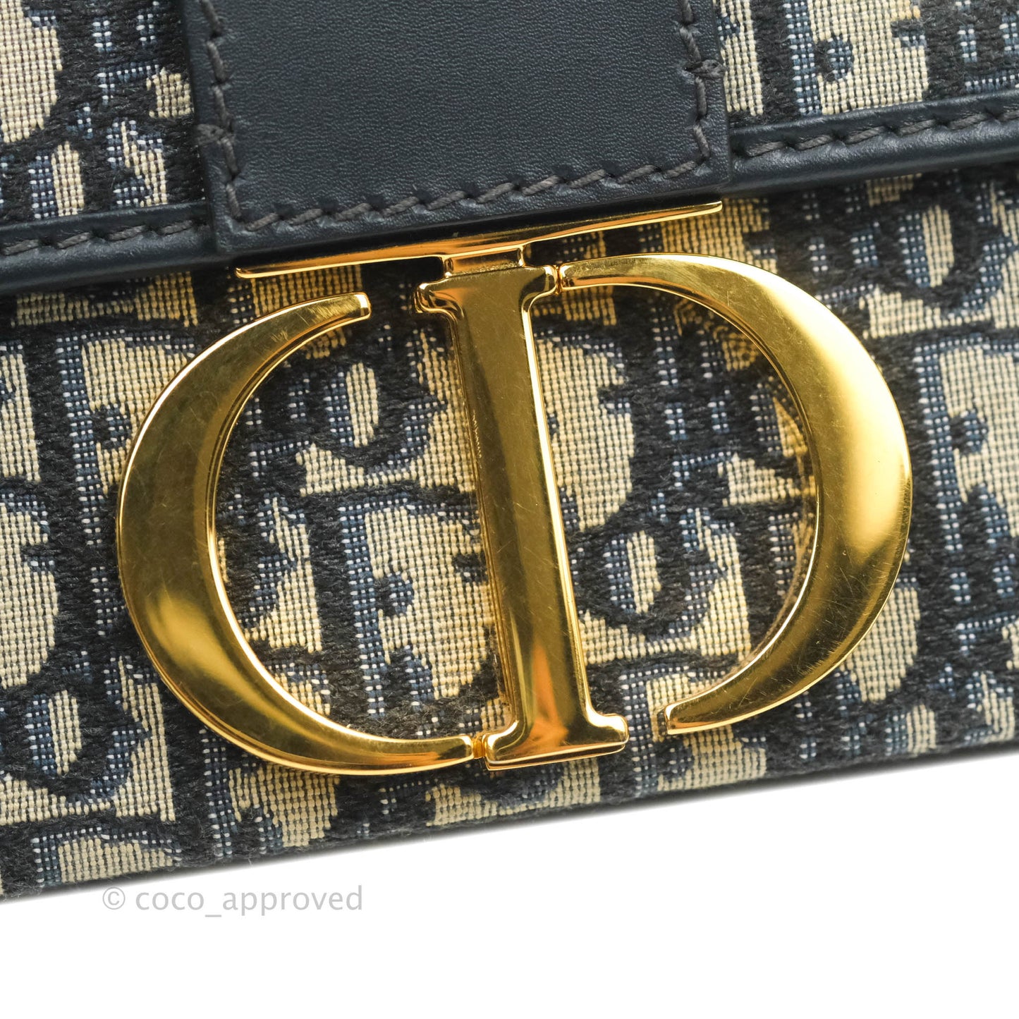 Christian Dior 30 Montaigne Oblique Jacquard Box Bag