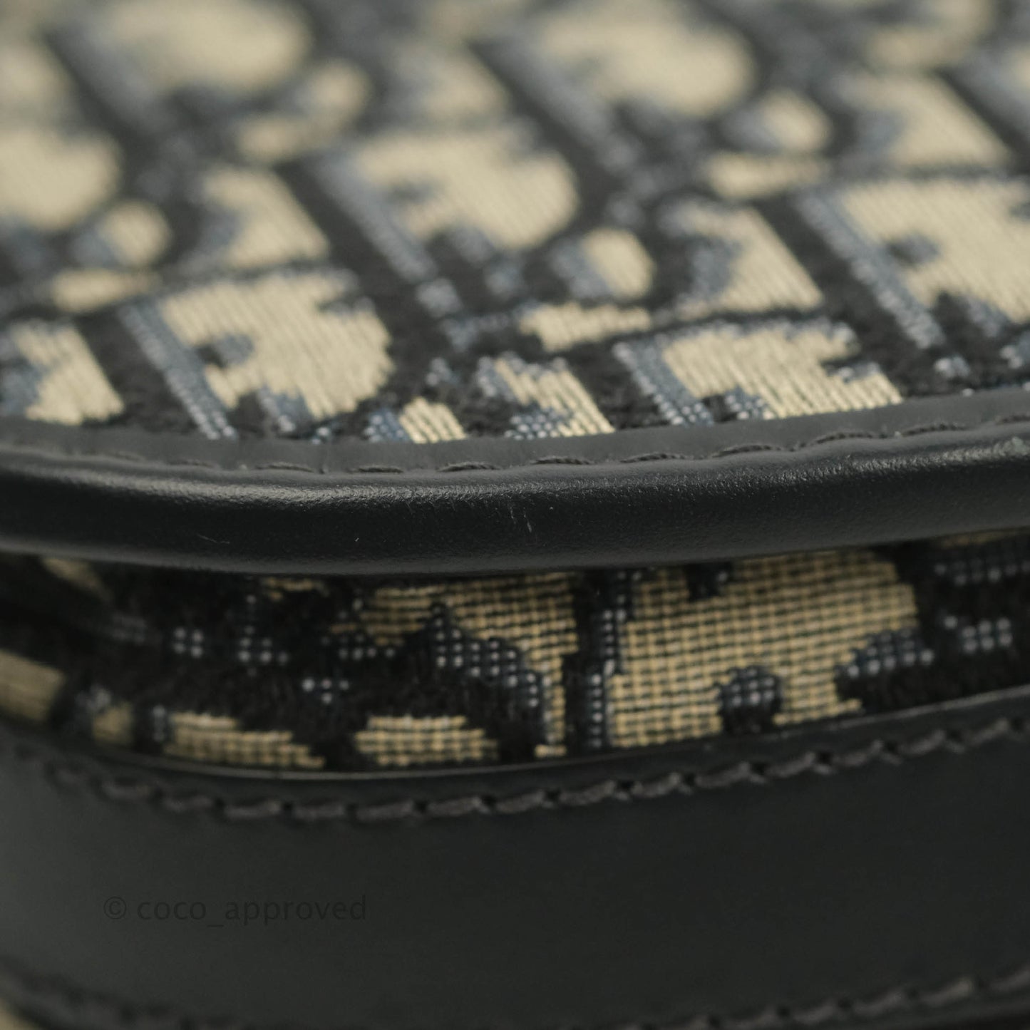 Dior Medium Bobby Bag Blue Oblique Jacquard Canvas