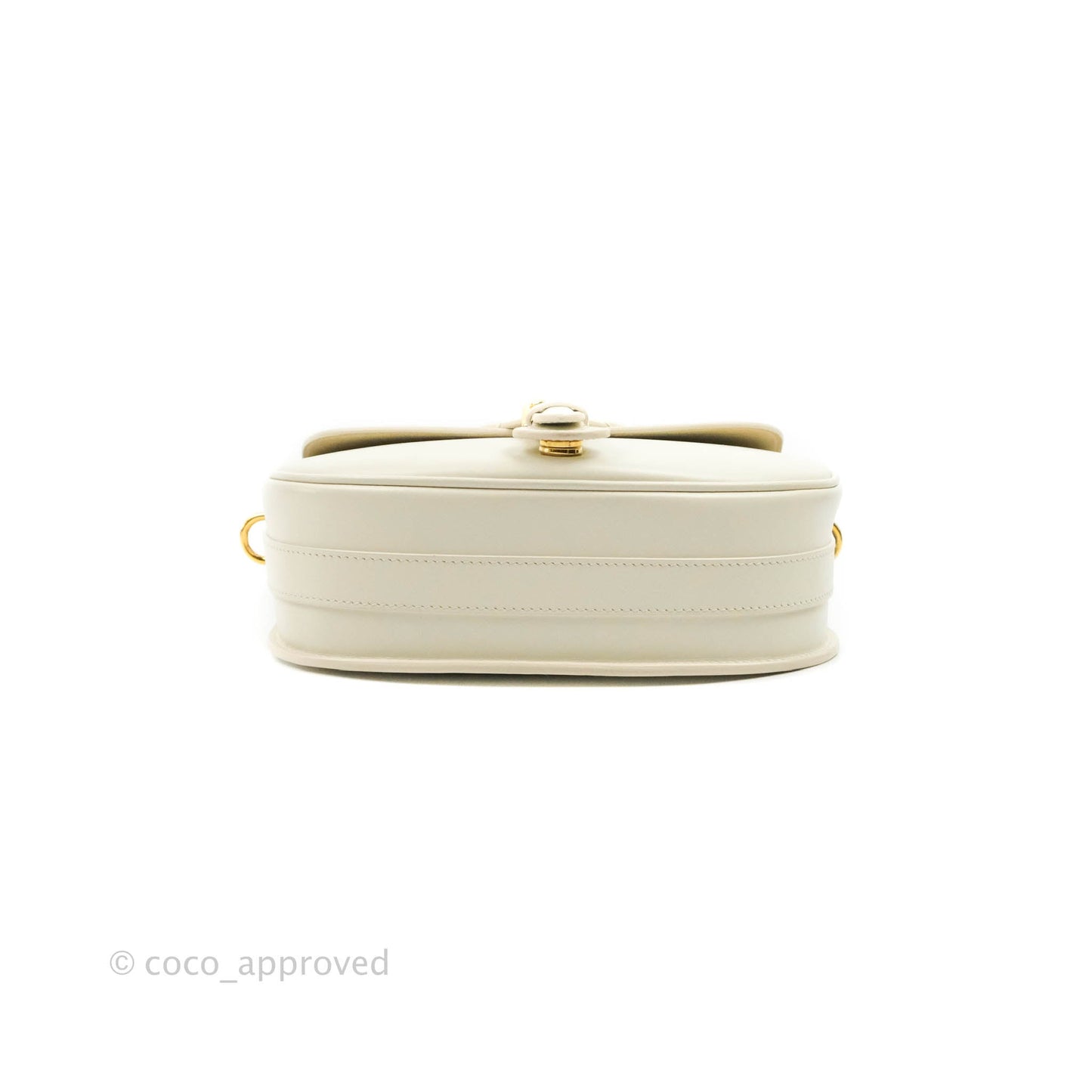 Dior Medium Bobby Bag Off White Calfskin Gold Hardware