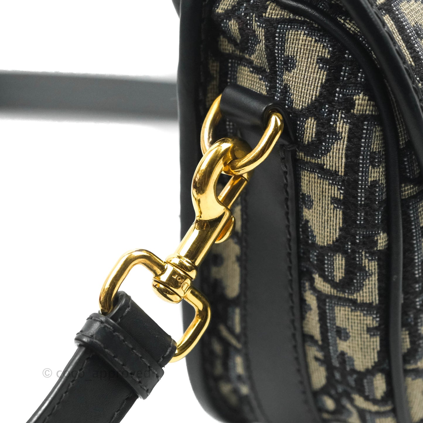 Dior Medium Bobby Bag Blue Oblique Jacquard Canvas