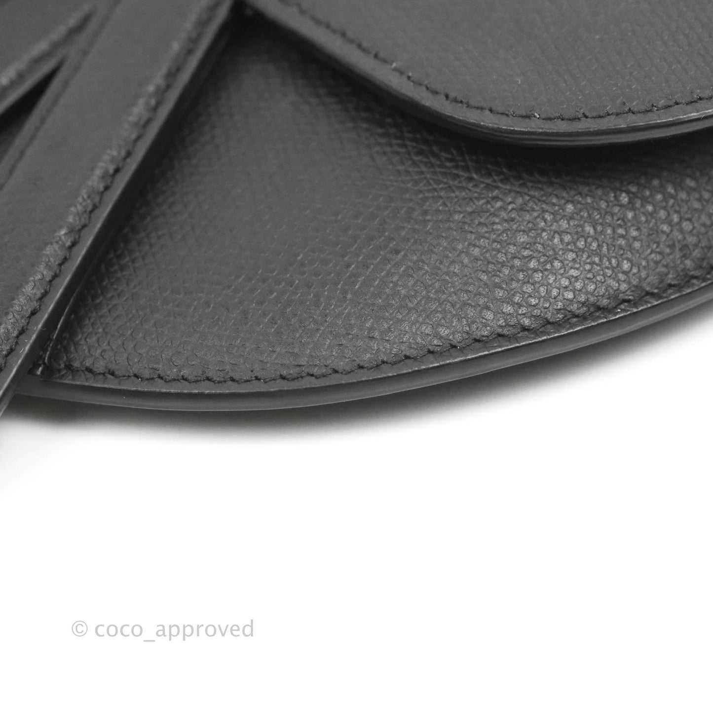 Christian Dior Saddle Belt Bag Black Calfskin Gold Hardware