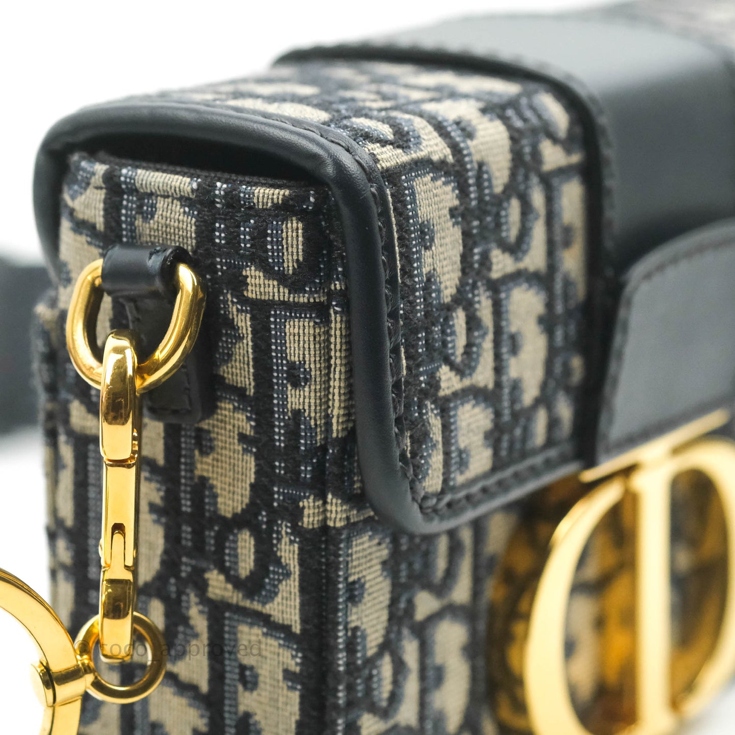 Christian Dior 30 Montaigne Oblique Jacquard Box Bag