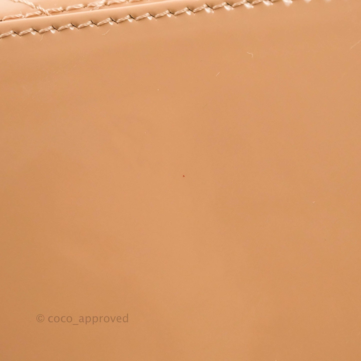 Christian Dior Medium Lady Dior Blush Patent Gold Hardware