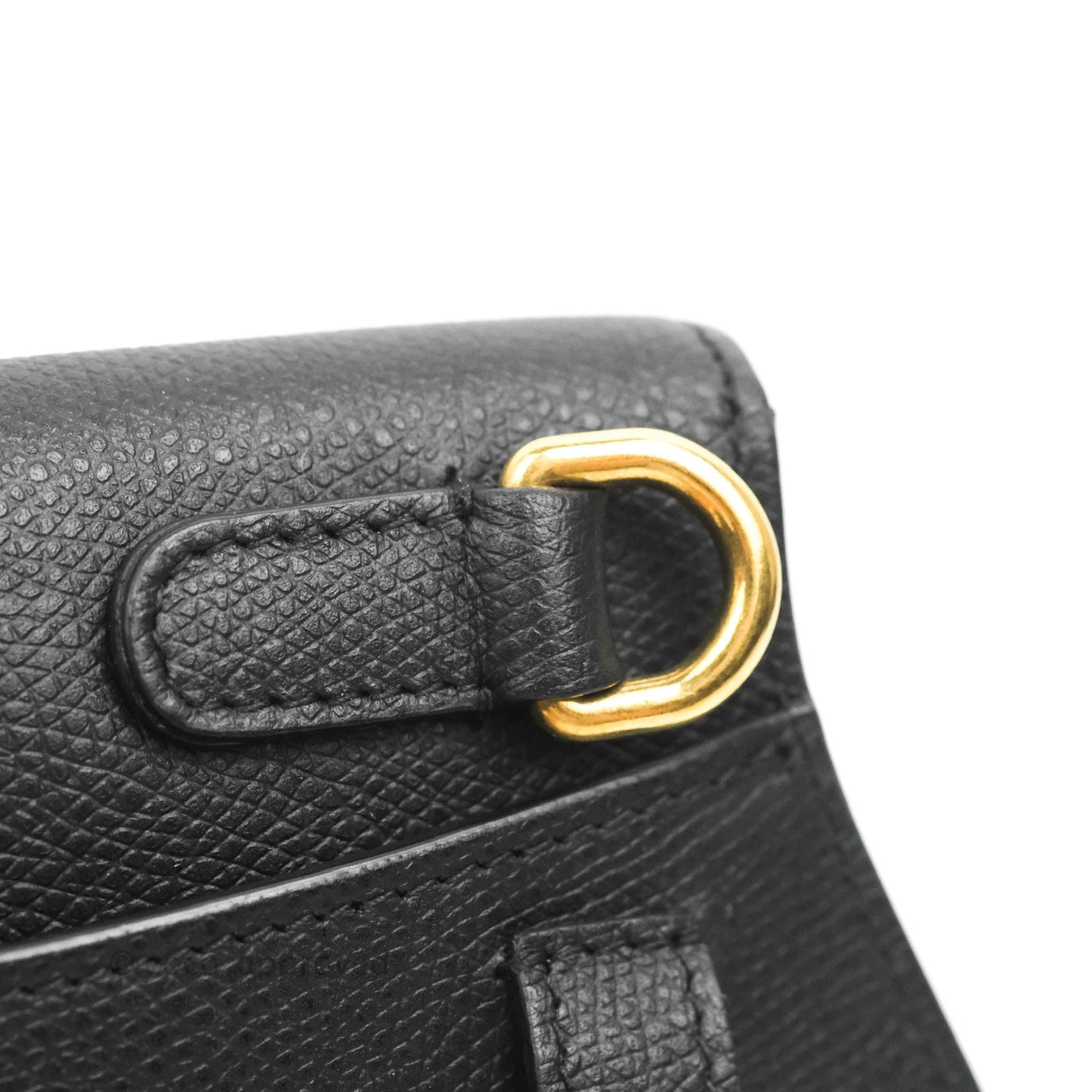 Christian Dior Saddle Belt Bag Black Calfskin Gold Hardware