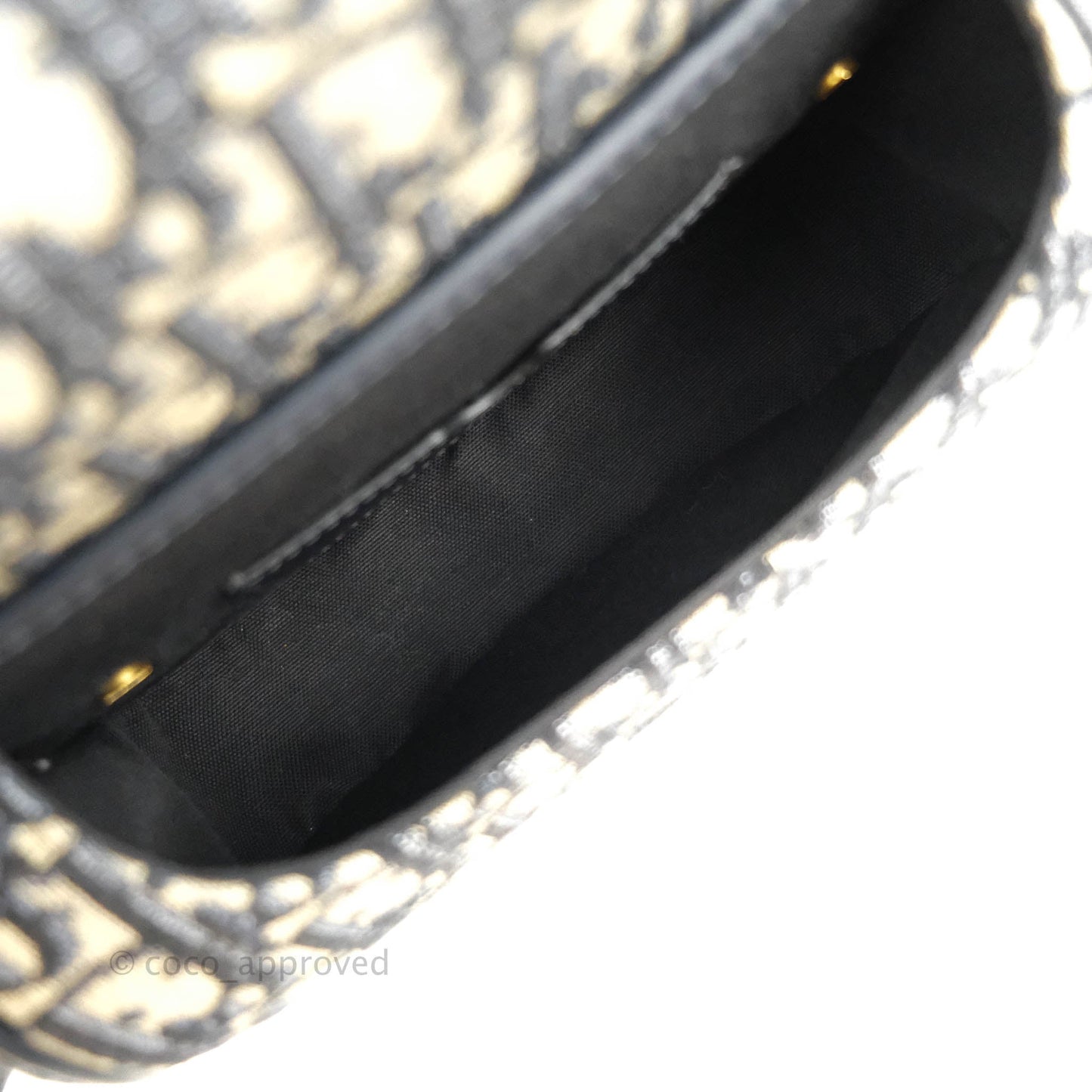 Dior Medium Bobby Bag Blue Oblique Jacquard Canvas