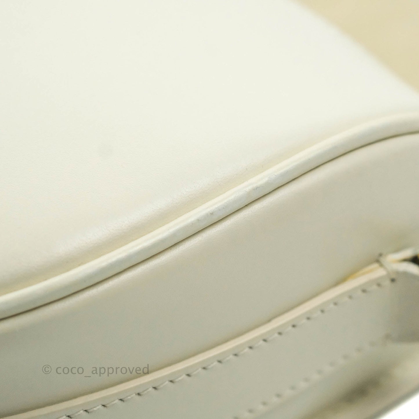 Dior Medium Bobby Bag Off White Calfskin Gold Hardware