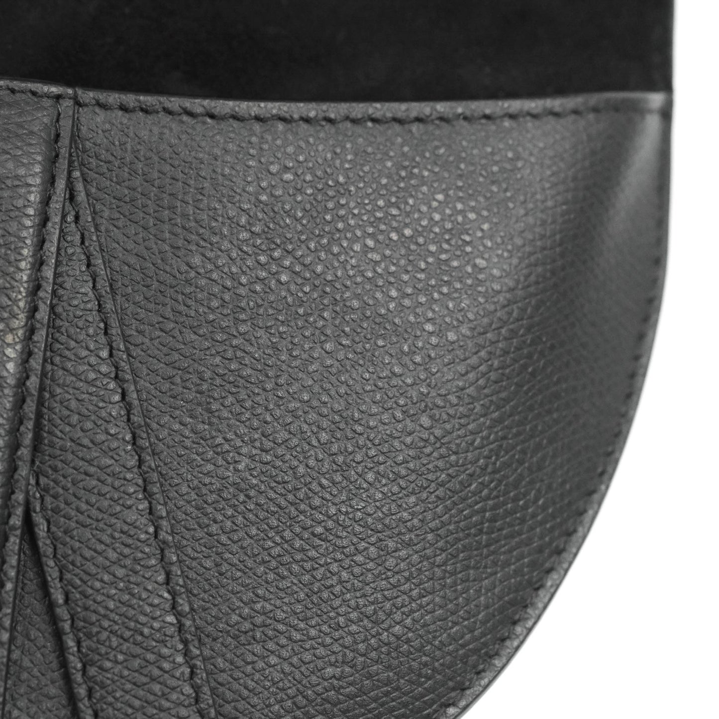 Christian Dior Saddle Belt Bag Black Calfskin Gold Hardware