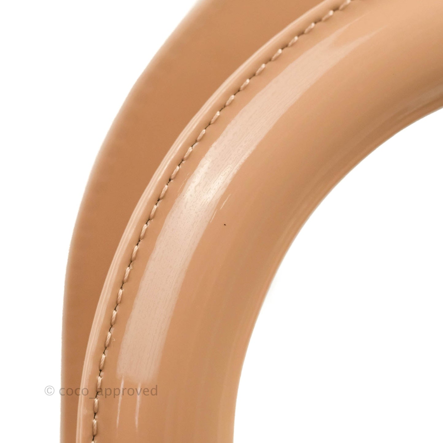 Christian Dior Medium Lady Dior Blush Patent Gold Hardware
