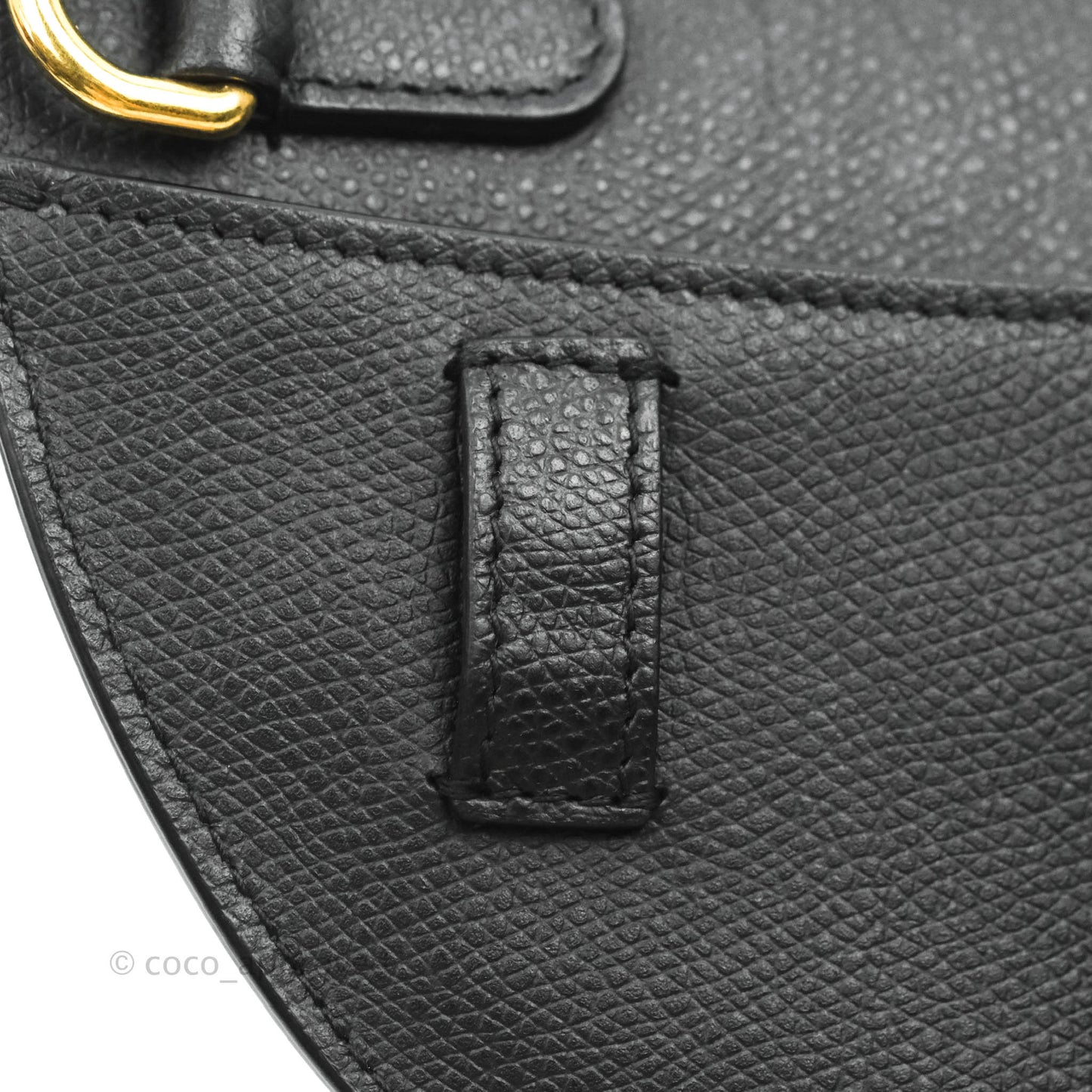 Christian Dior Saddle Belt Bag Black Calfskin Gold Hardware