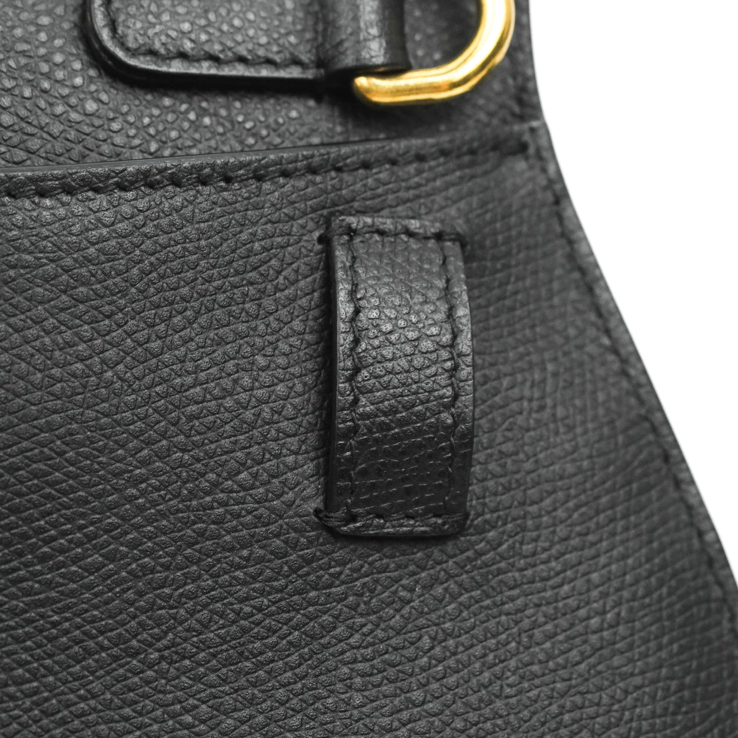 Christian Dior Saddle Belt Bag Black Calfskin Gold Hardware