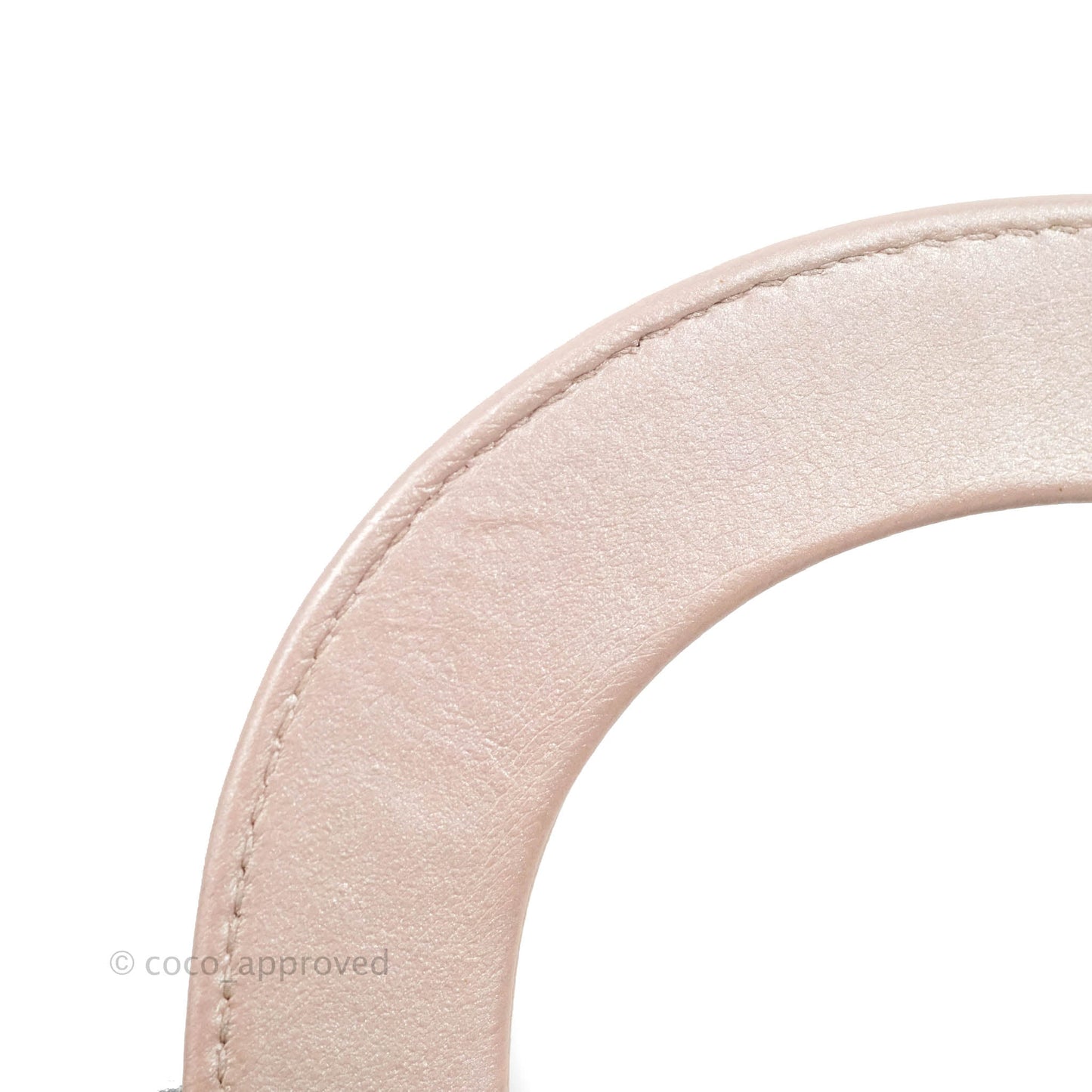 Christian Dior Mini Lady Dior Iridescent Light Pink Cannage Gold Hardware