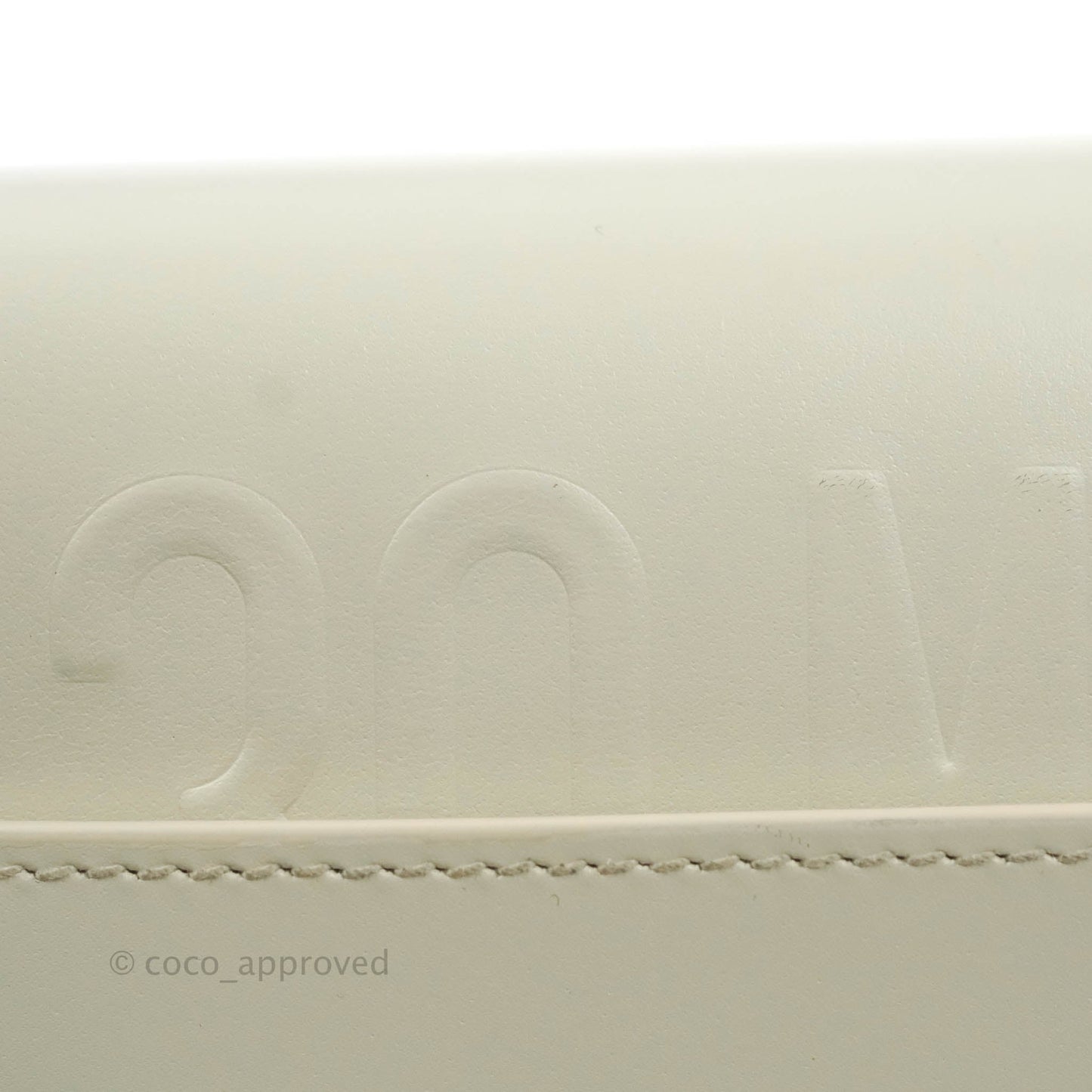 Dior Medium Bobby Bag Off White Calfskin Gold Hardware