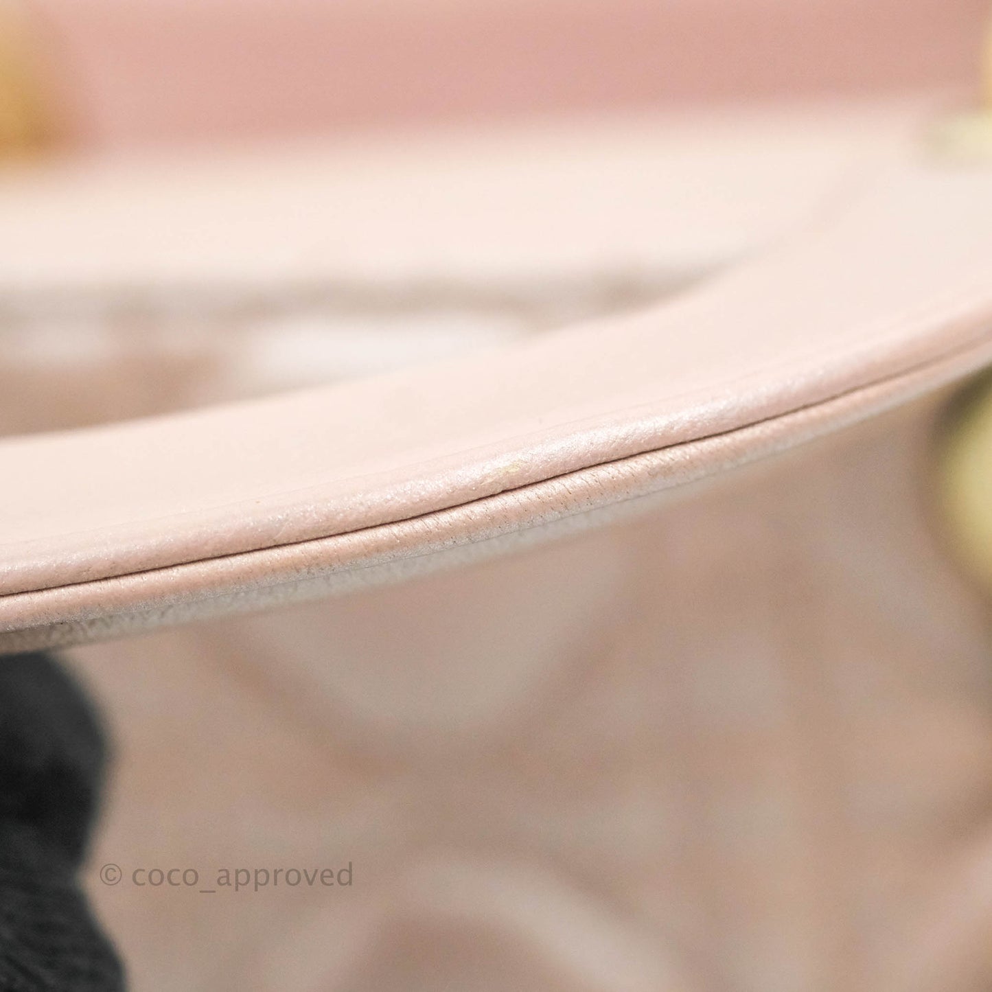 Christian Dior Mini Lady Dior Iridescent Light Pink Cannage Gold Hardware
