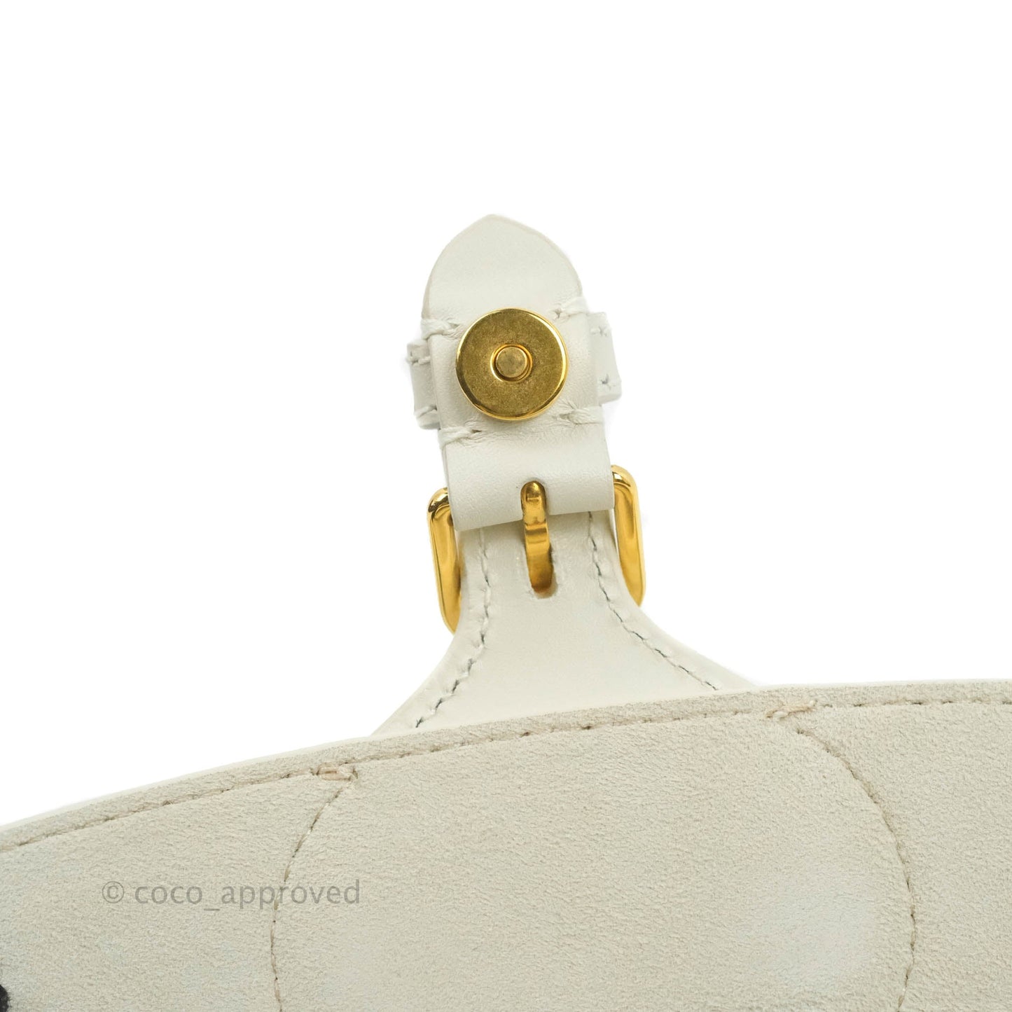 Dior Bobby East-West Bag Calfskin White