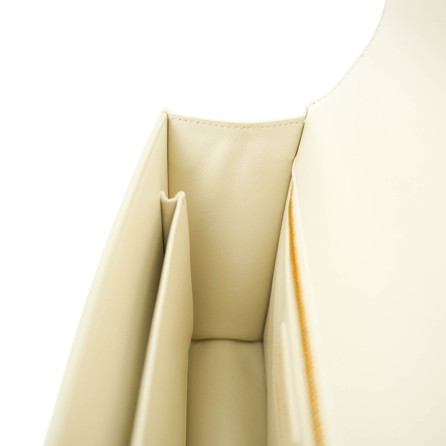 Dior Montaigne 30 Ivory Box Calfskin Gold Hardware