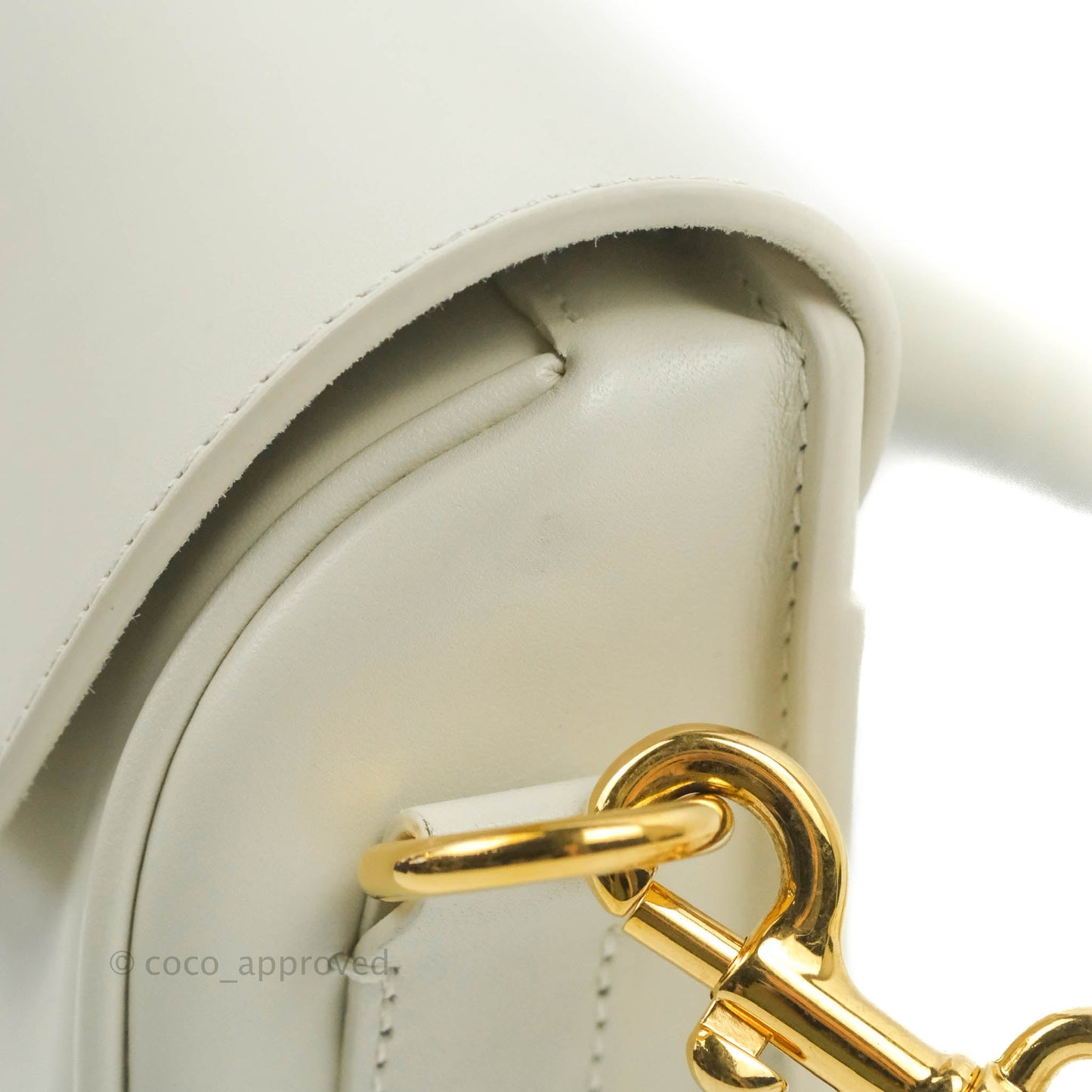 Dior Bobby East-West Bag Calfskin White