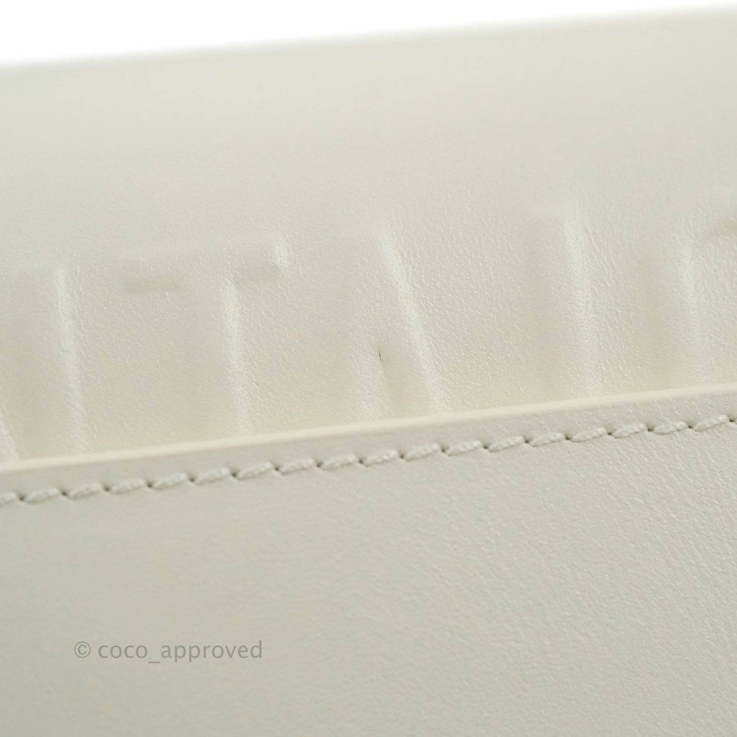 Dior Bobby East-West Bag Calfskin White