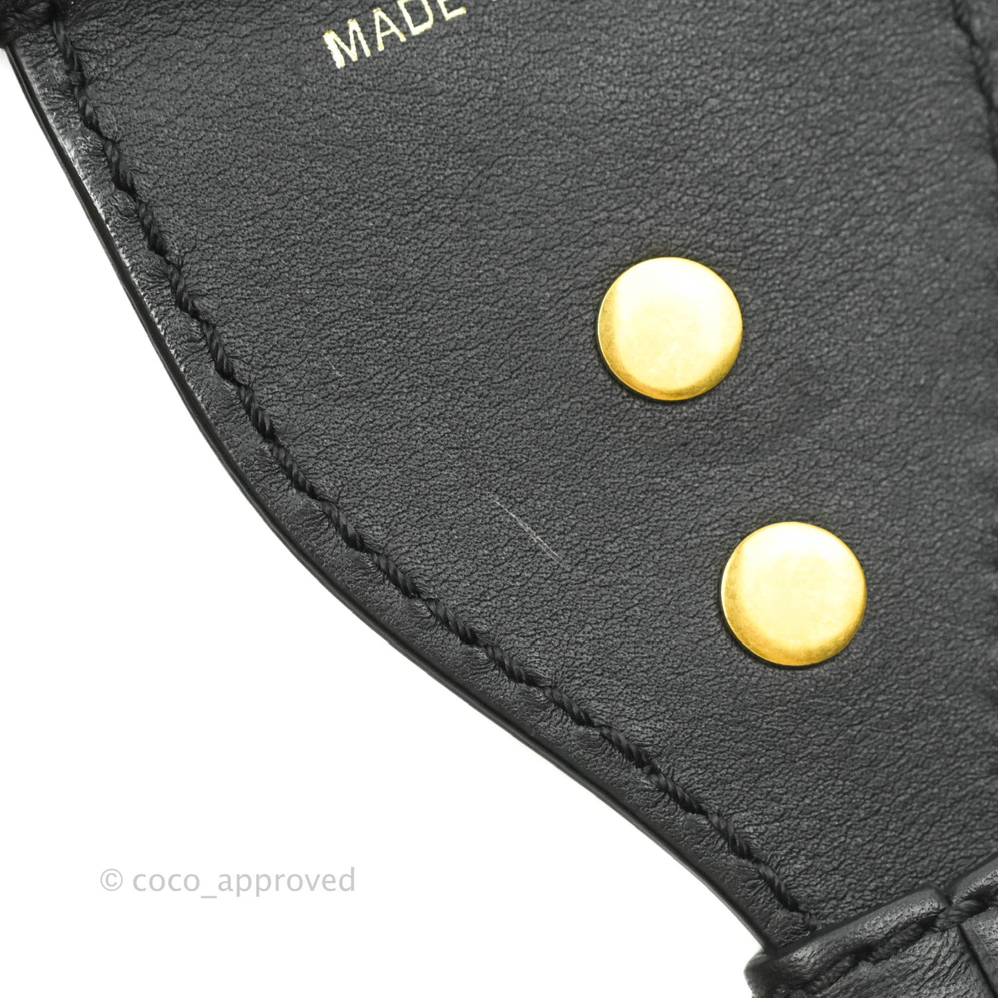 Christian Dior Blue Embroidered Shoulder Strap