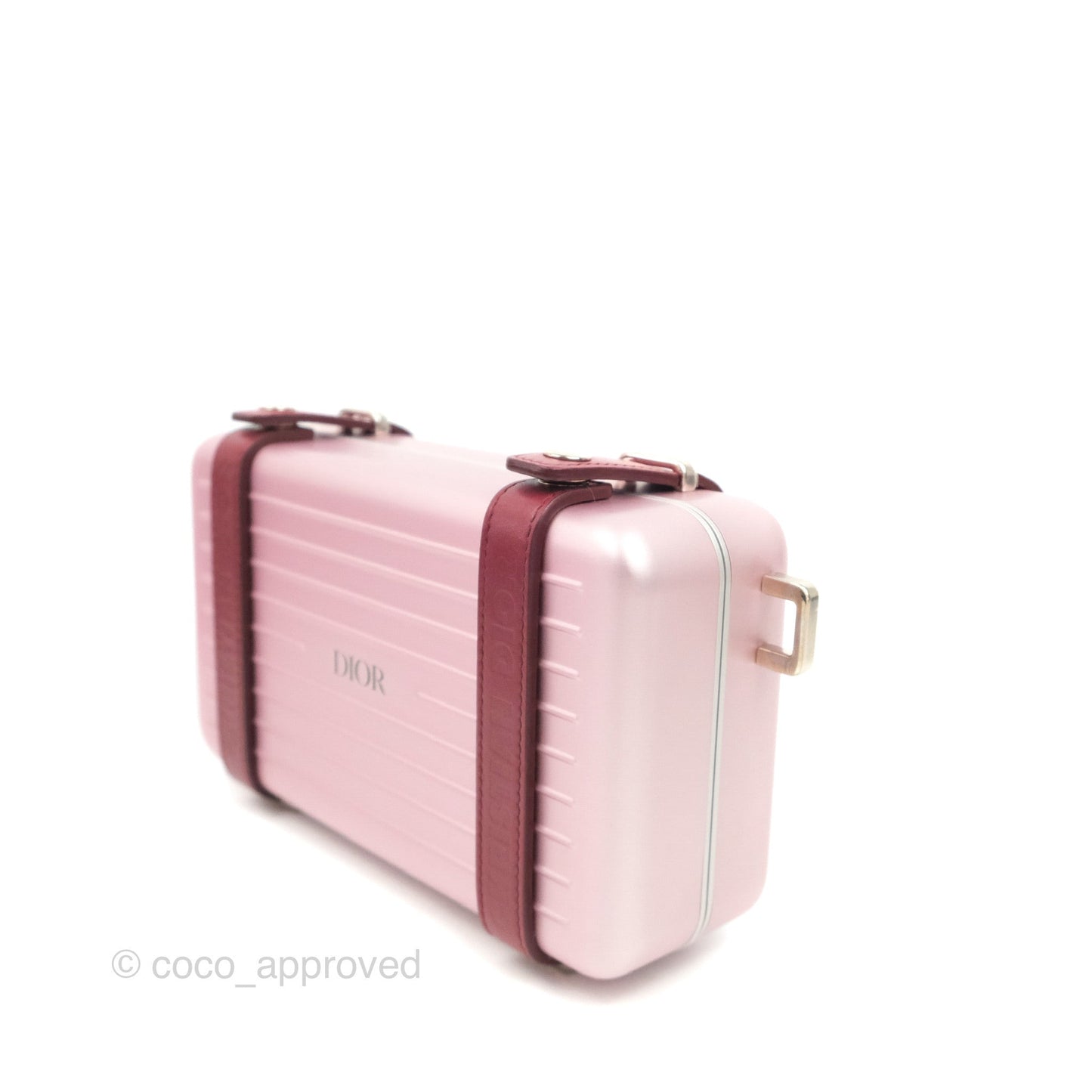 Dior x Rimowa Aluminum Personal Clutch Rose