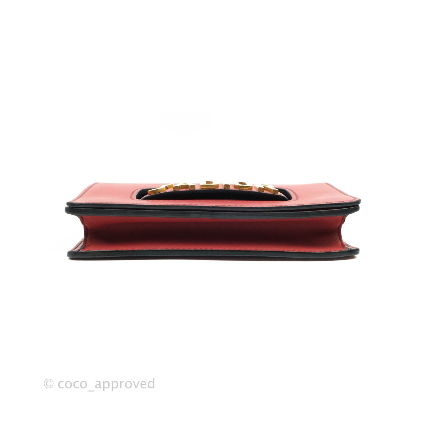 Christian Dior J'Adior Chain Flap Bag Red Calfskin