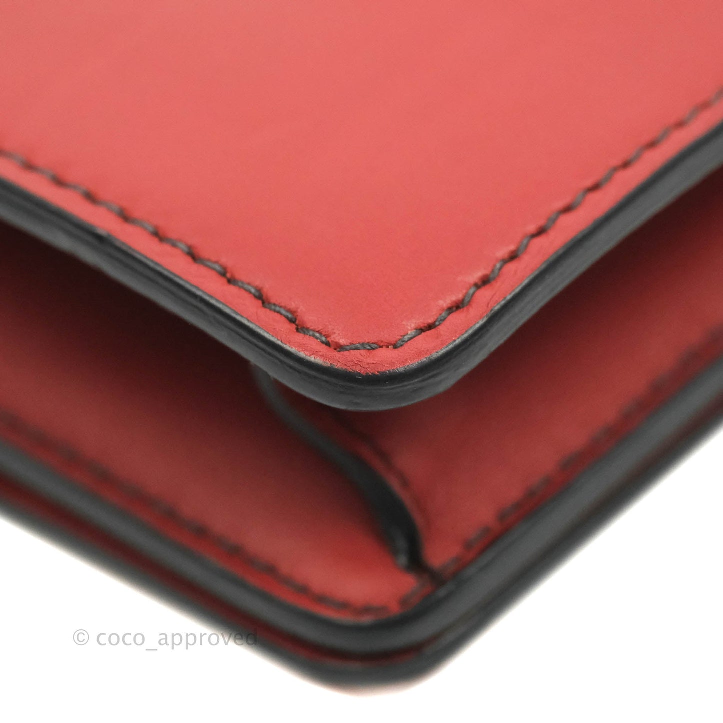 Christian Dior J'Adior Chain Flap Bag Red Calfskin